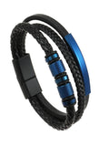 Classic Men's Leather Bracelet New Hand-woven Multi-layer Combination Accessory Fashion Man Jewelry Wholesale Dropshipping