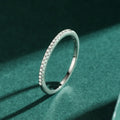 925 Sterling Silver Simple Elegant Ring for Women Wholesale Dazzling Clear CZ Stackable Finger Rings Wedding Statement Jewelry