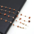 Charming Jewelry Accessories perfume Bottle Gravel Metal Chain Jewelry DIY Necklace Eyeglass chain