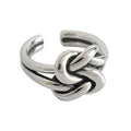 925 Sterling Silver Rings For Women Tie Retro Engagement Luxury Fine Jewelry Vintage Wedding Accessories Jewellery Argent 925