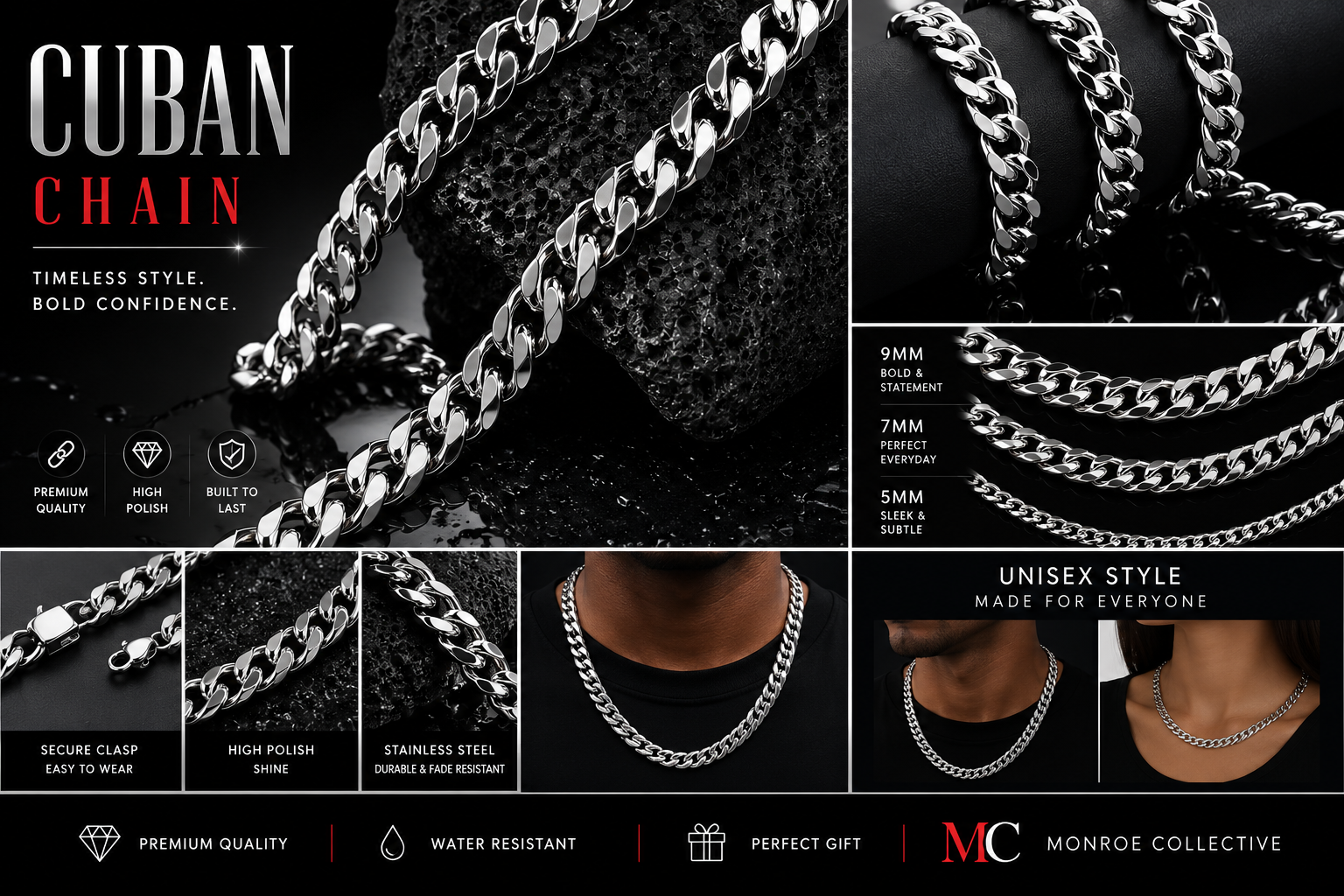 Monroe Collective Luxe Cuban Chain